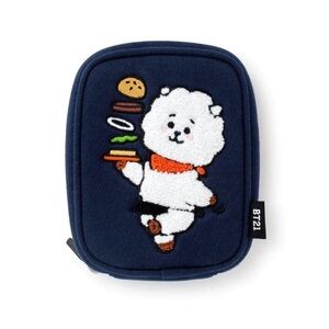 BT21 RJ Bite Series Ppogeul Pouch Tech Accessories Trinkets Snacks Jewelry Case